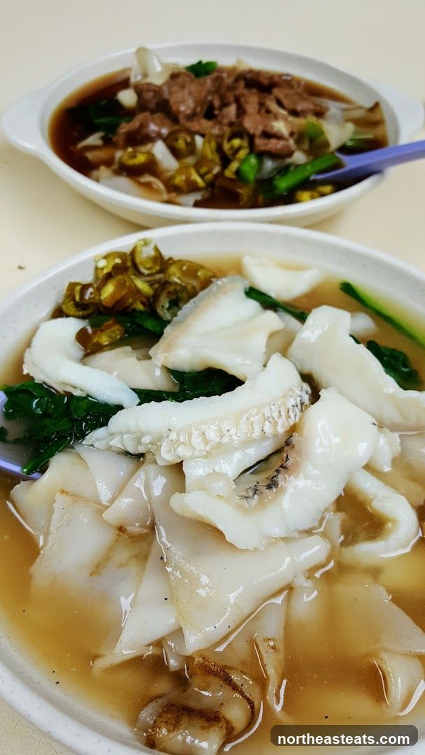 Noodles with Fish and Beef