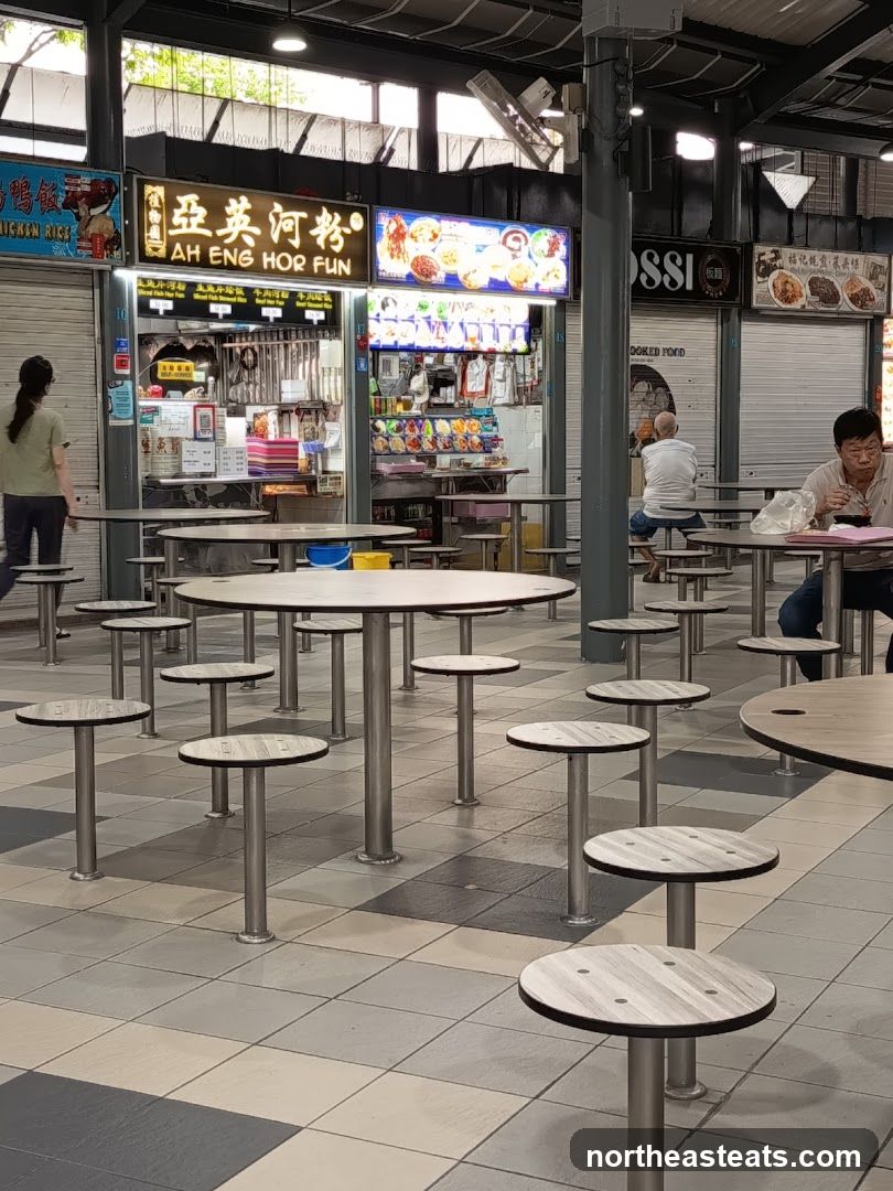 Food Stall with Seating Area