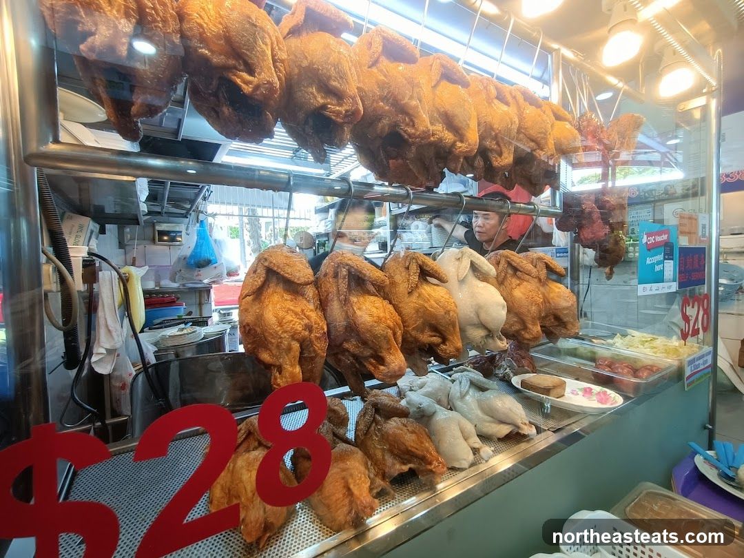 Roasted Chickens Display