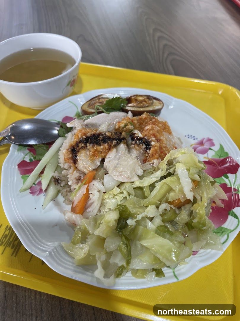 Chicken Rice with Braised Egg