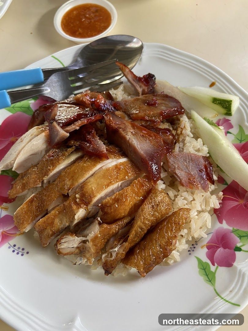 Roast Chicken and Char Siu Rice