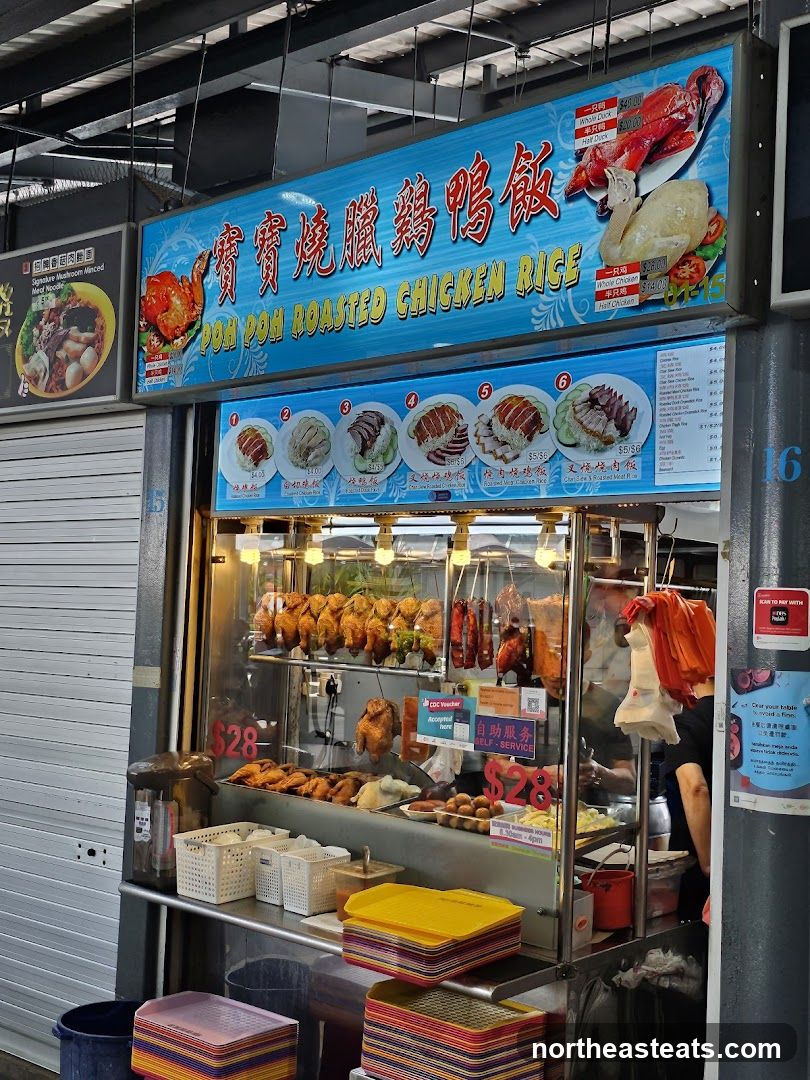 Roasted Chicken Rice Stall