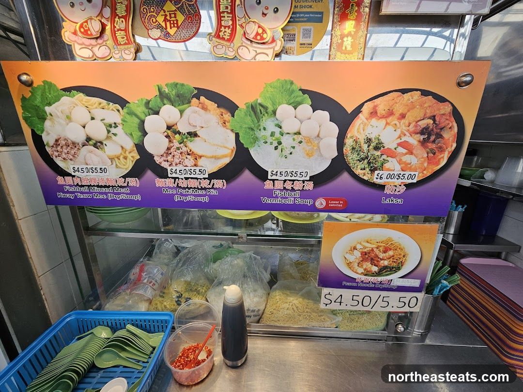 Noodle Menu