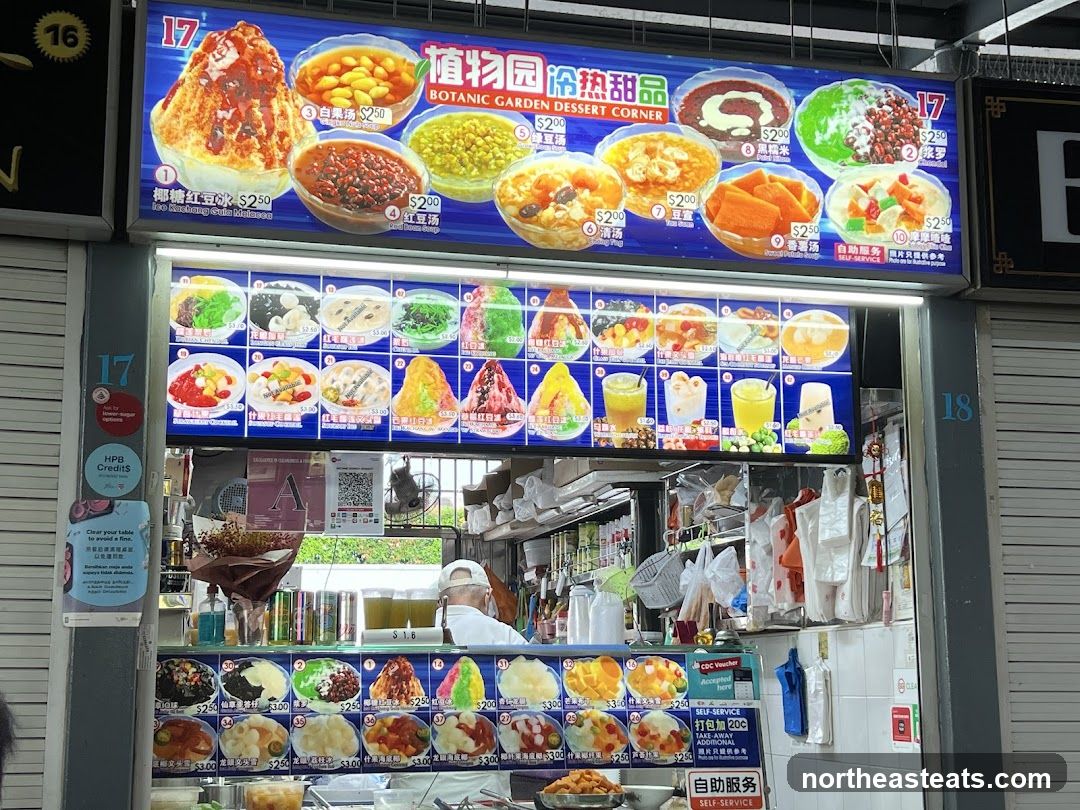 Dessert Stall Menu