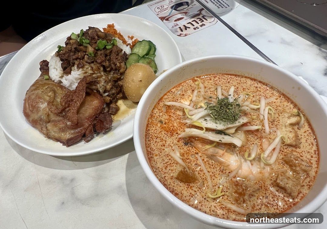 Laksa and Braised Pork Rice