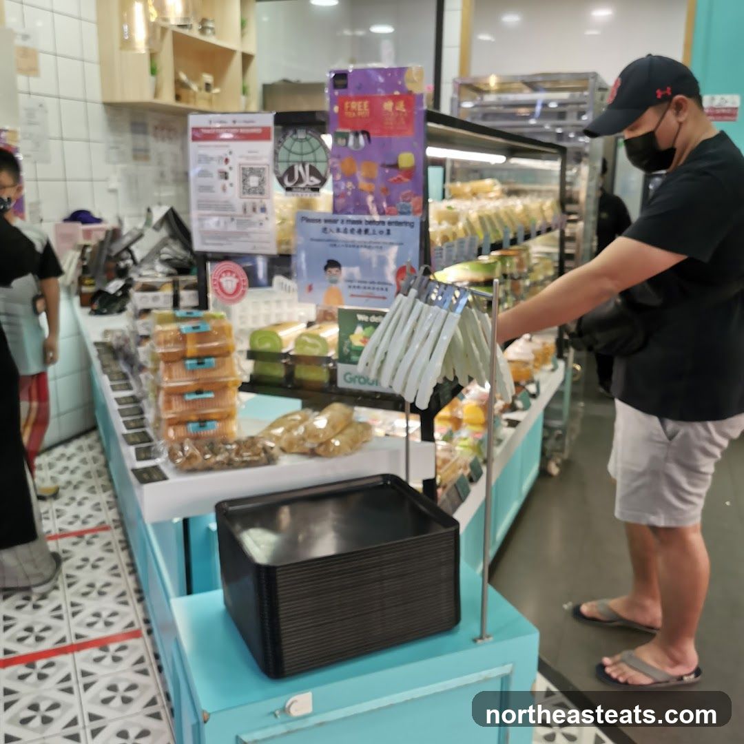 Bakery Counter with Pastries