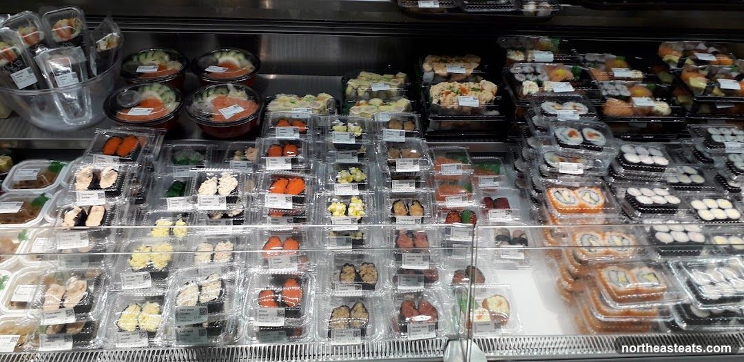 Assortment of Sushi and Other Prepared Foods