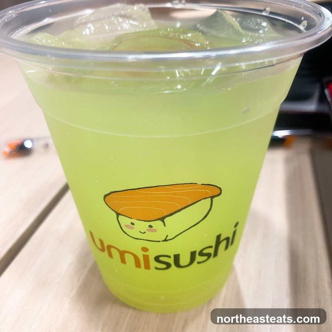 Green Drink with Sushi Logo