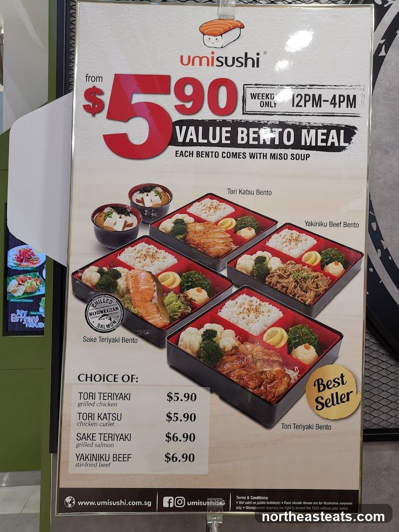 Umi Sushi Value Bento Meal