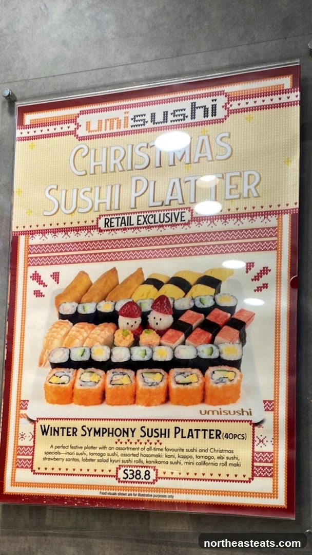 Christmas Sushi Platter