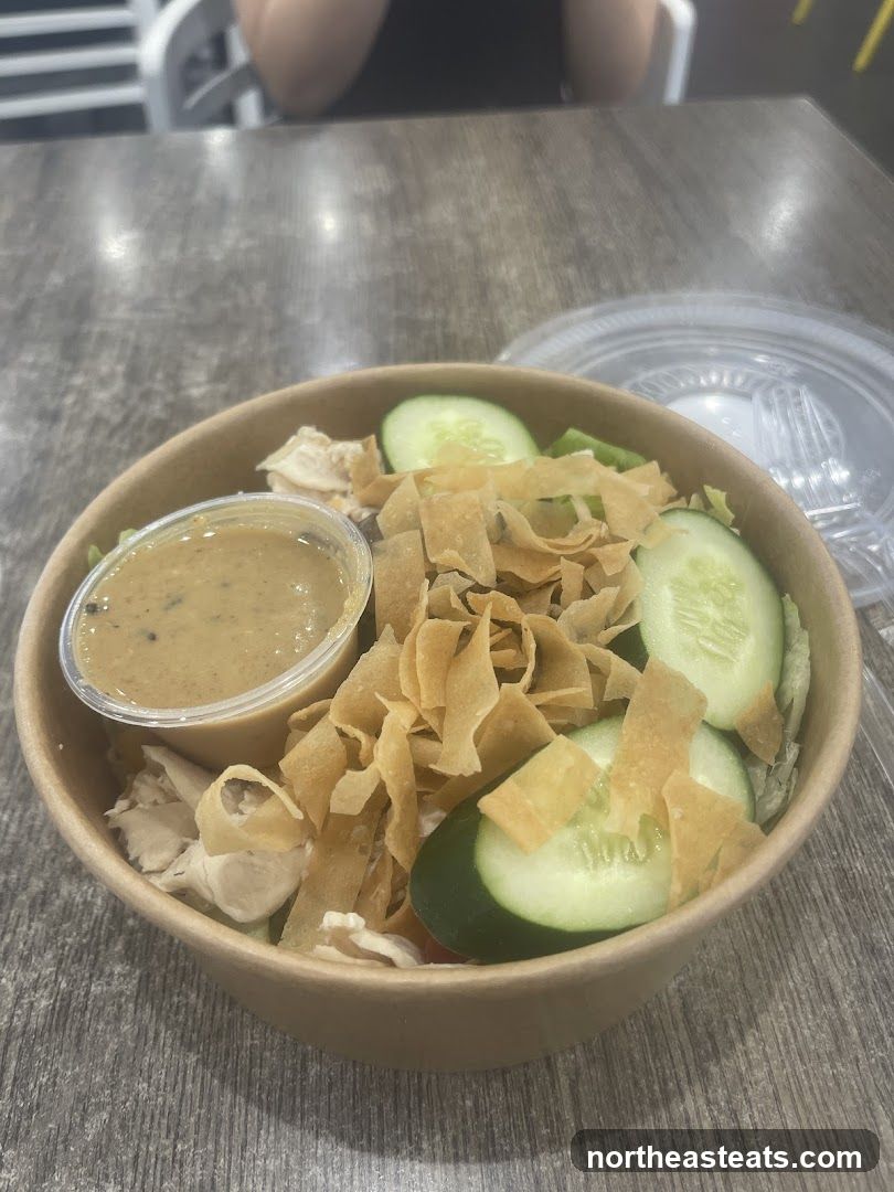 Chicken Salad with Dressing