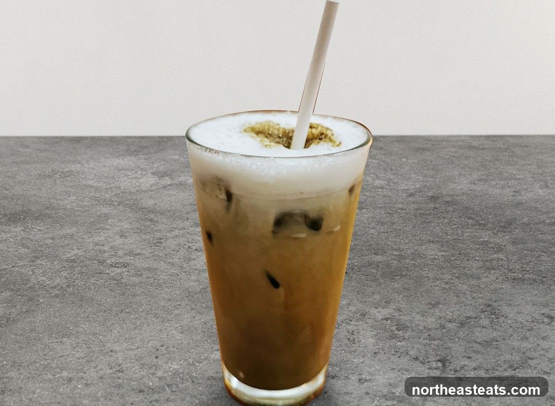 Iced Coffee with Foam