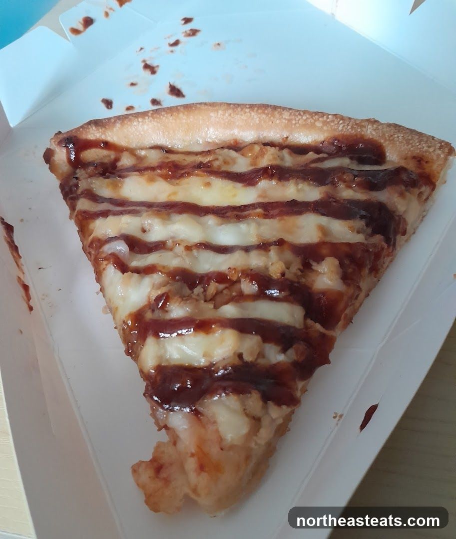 Slice of BBQ Chicken Pizza