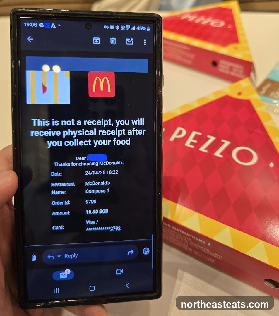 McDonald's Order Confirmation