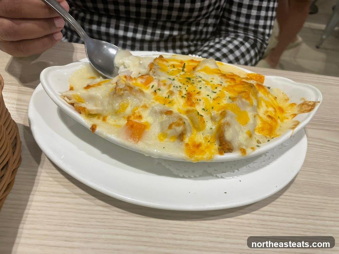 Baked Dish with Cheese