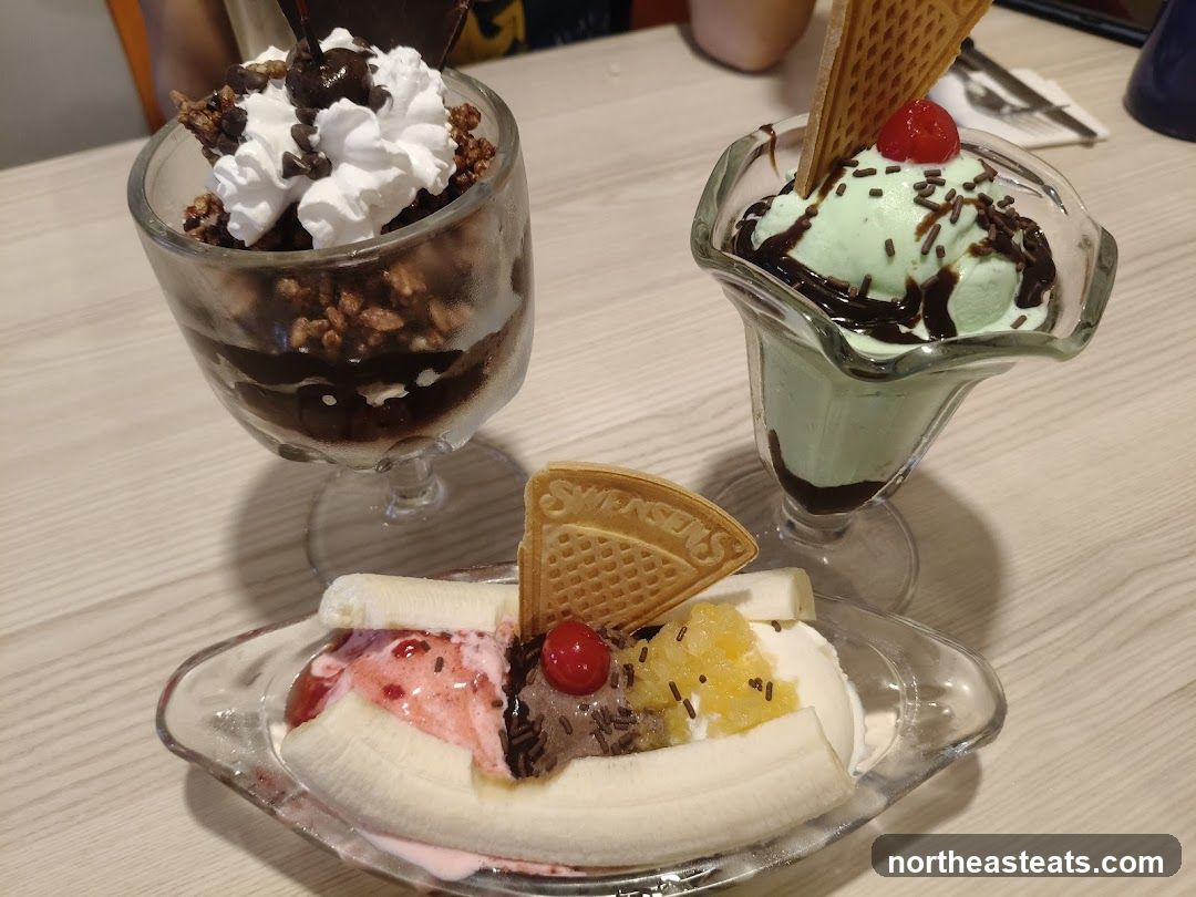 Assortment of Ice Cream Desserts