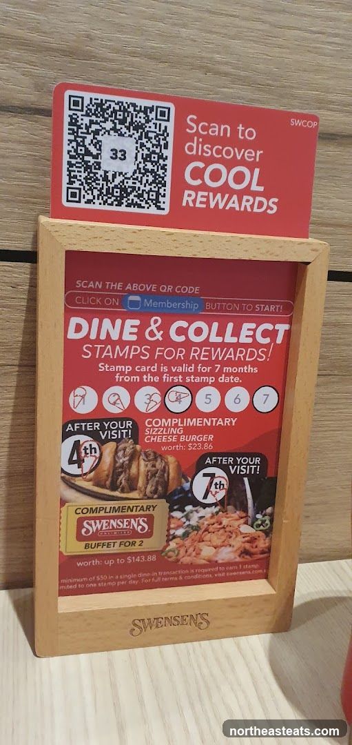 Swensen's Dine & Collect Stamps for Rewards