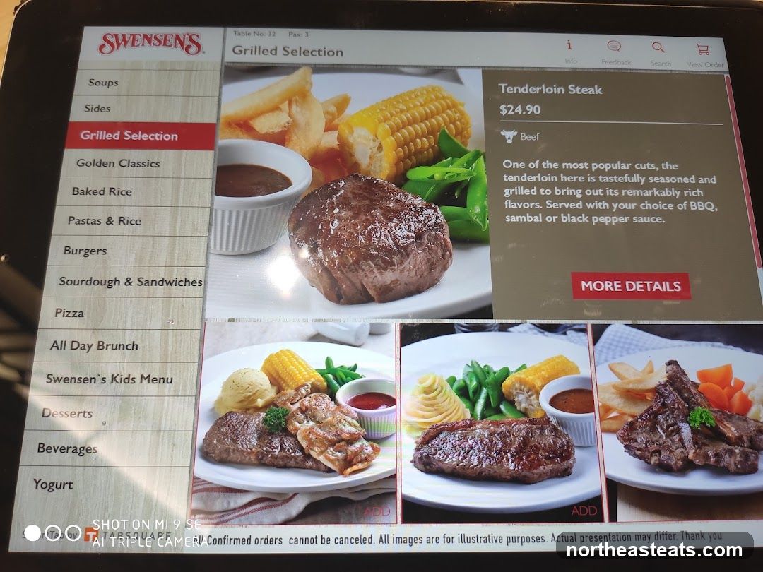 Swensen's Grilled Selection