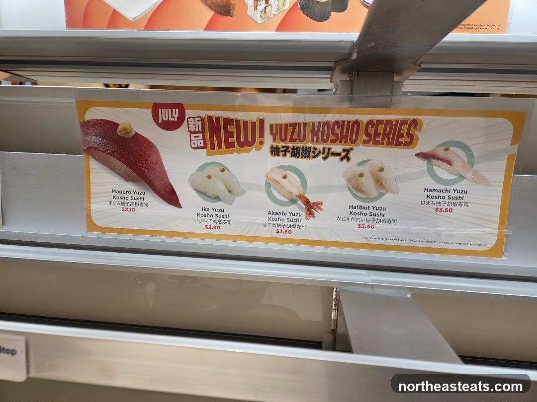 Yuzu Kosho Series Sushi
