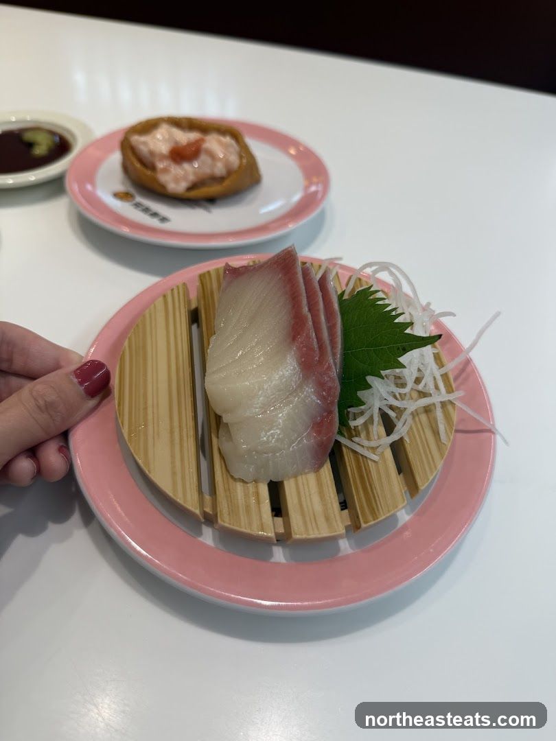 Sashimi and Inari Sushi