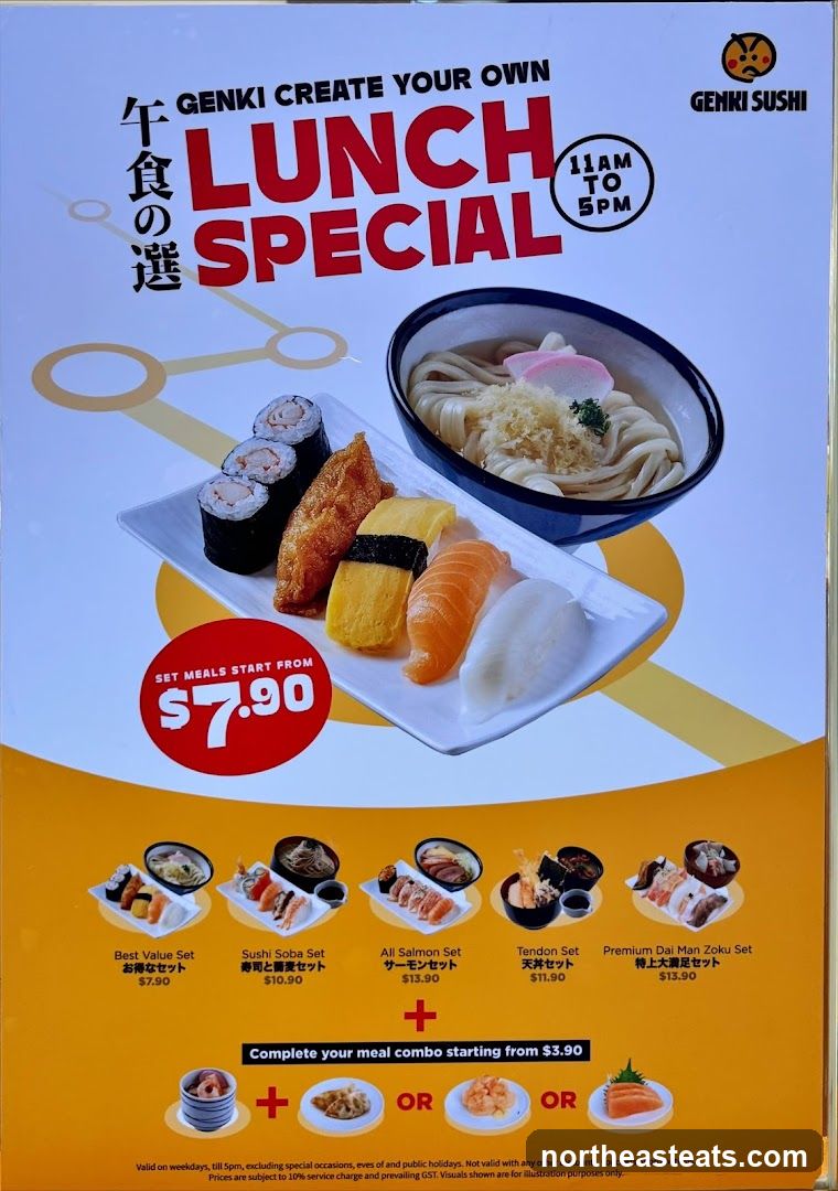 Genki Sushi Lunch Special
