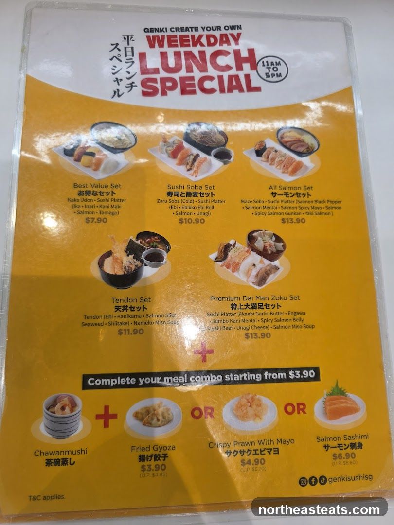 WEEKDAY LUNCH SPECIAL