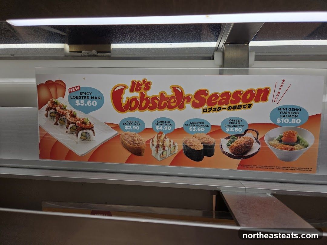 Lobster Season Menu