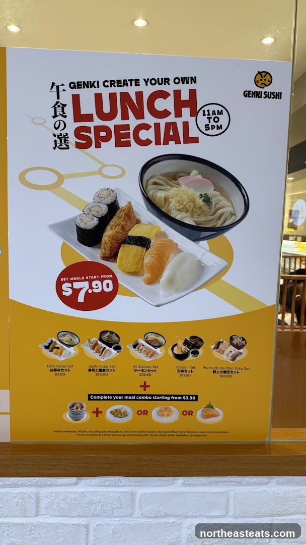 Genki Sushi Lunch Special