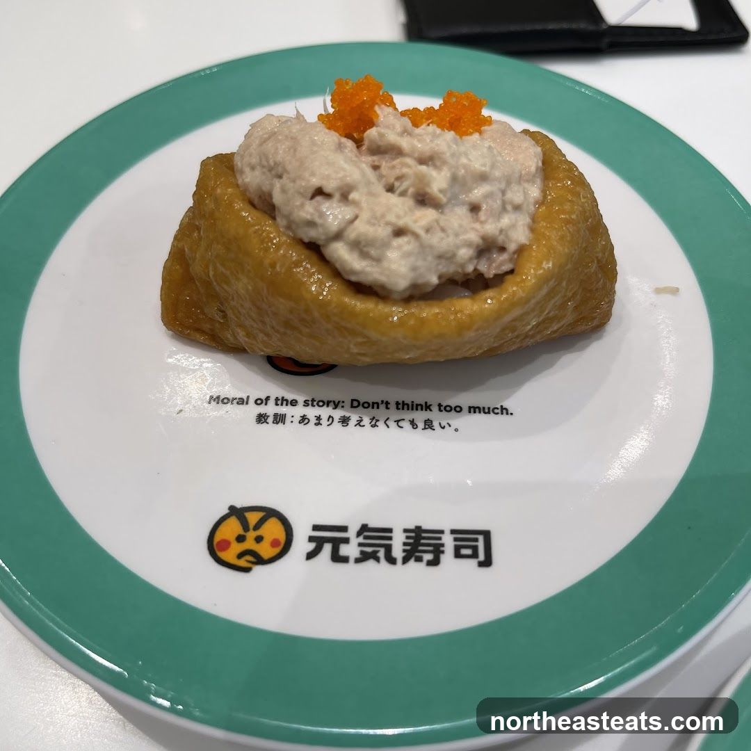 Inari Sushi with Tuna Salad