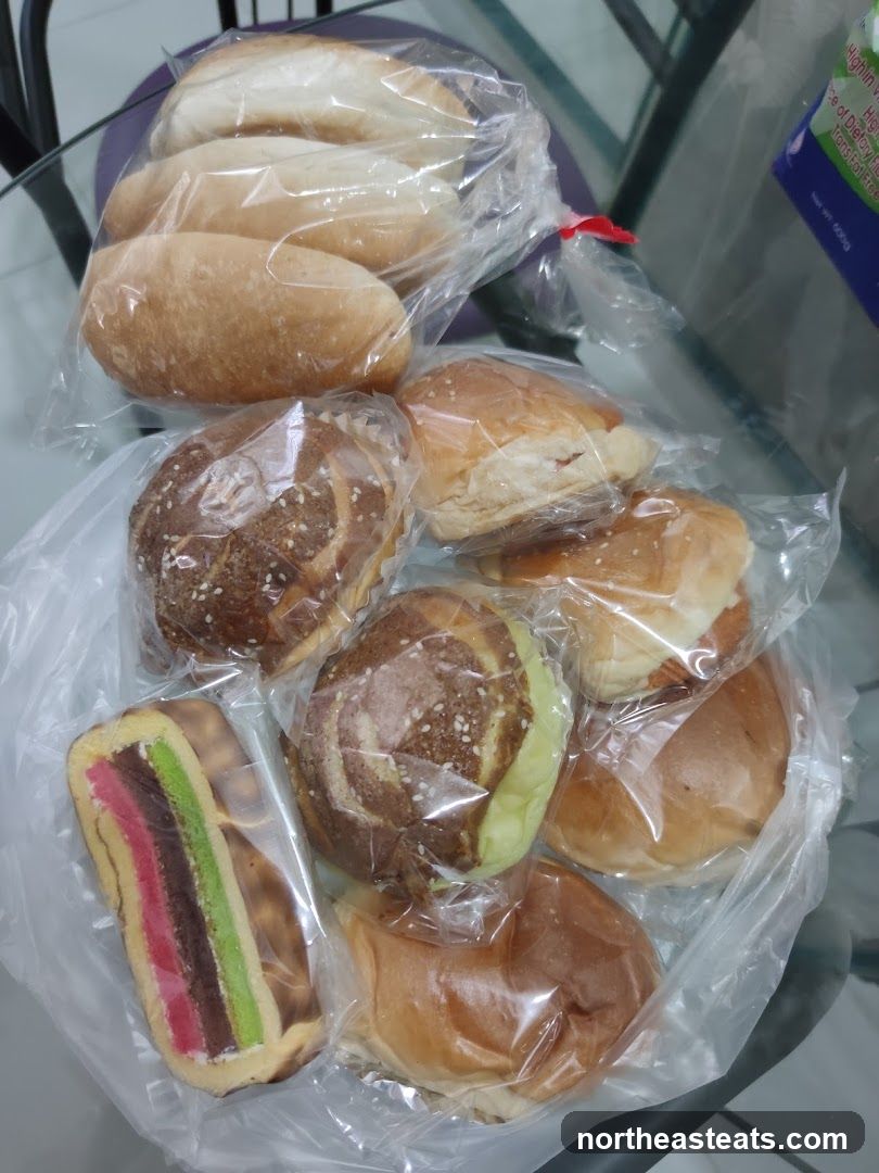 Assorted Bread Products