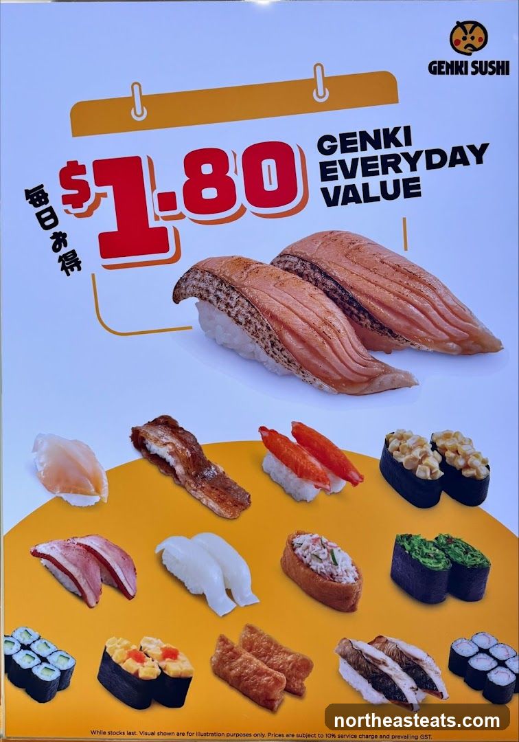 Genki Sushi Everyday Value Promotion