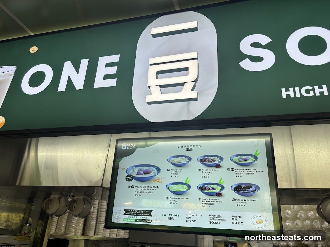 One Soy Menu