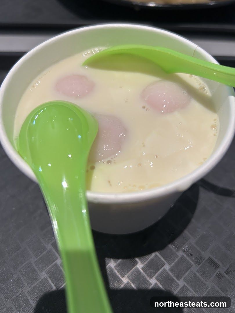 Dessert with Pink Balls