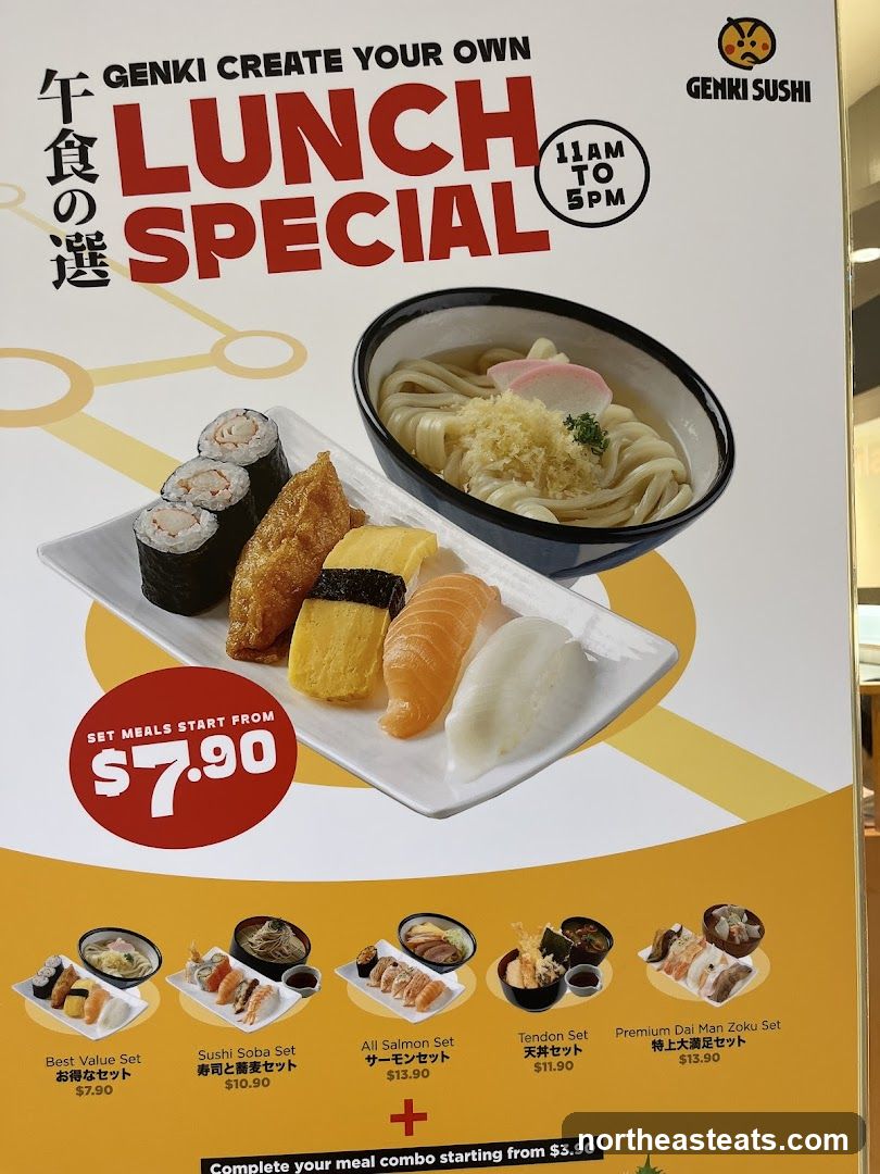 Genki Sushi Lunch Special