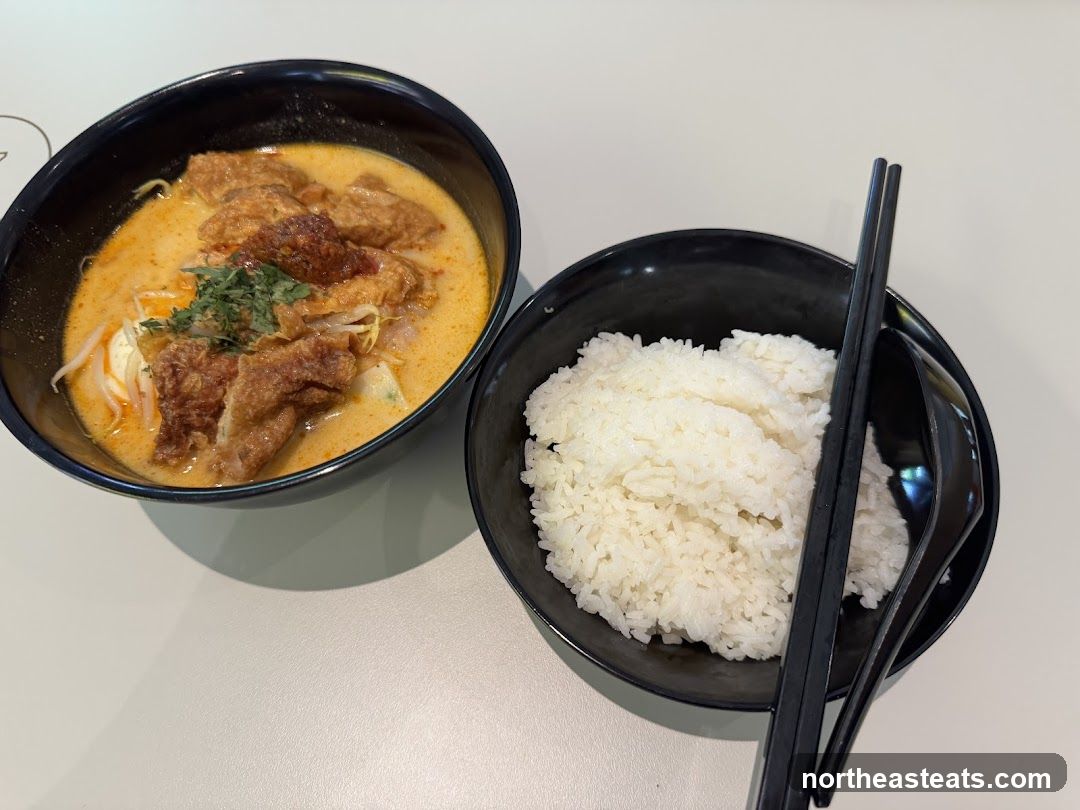 Curry Laksa with Rice