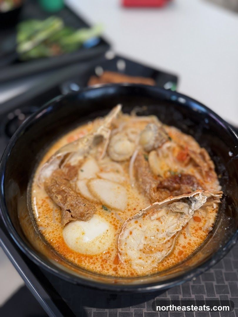 Laksa with Prawns