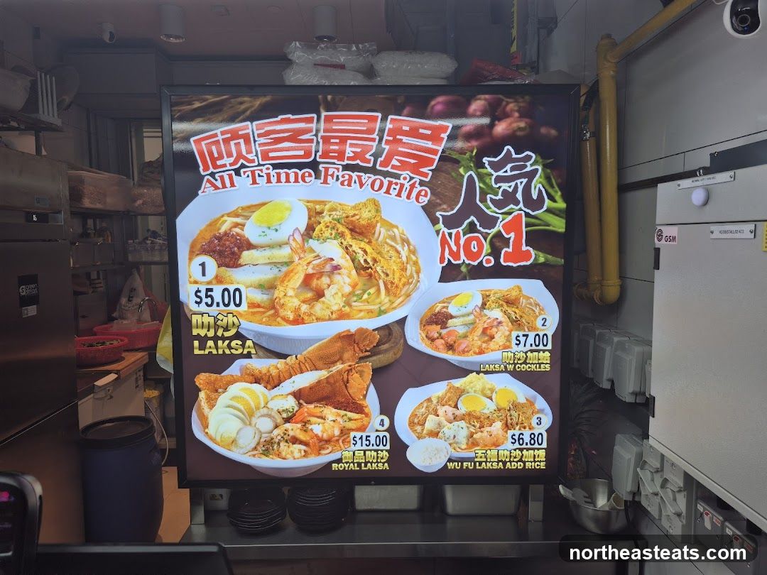All Time Favorite Laksa Menu