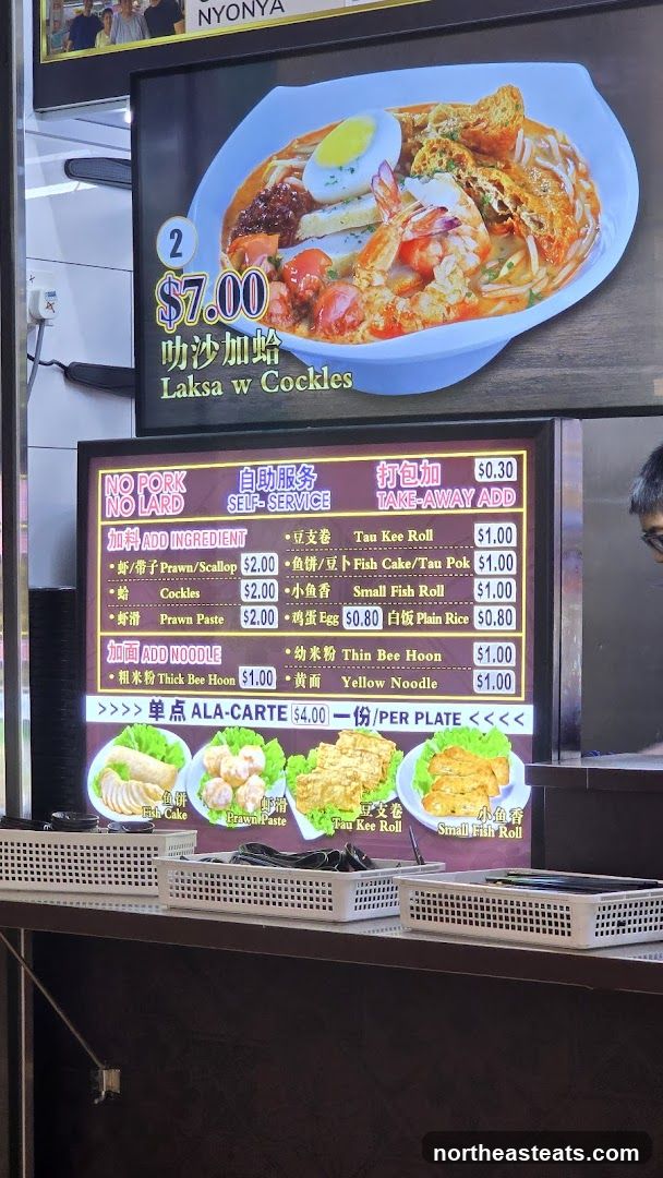 Laksa Menu