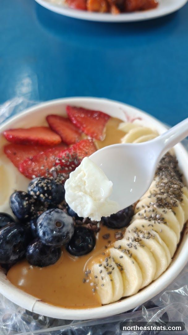 Acai Bowl with Fruit and Peanut Butter