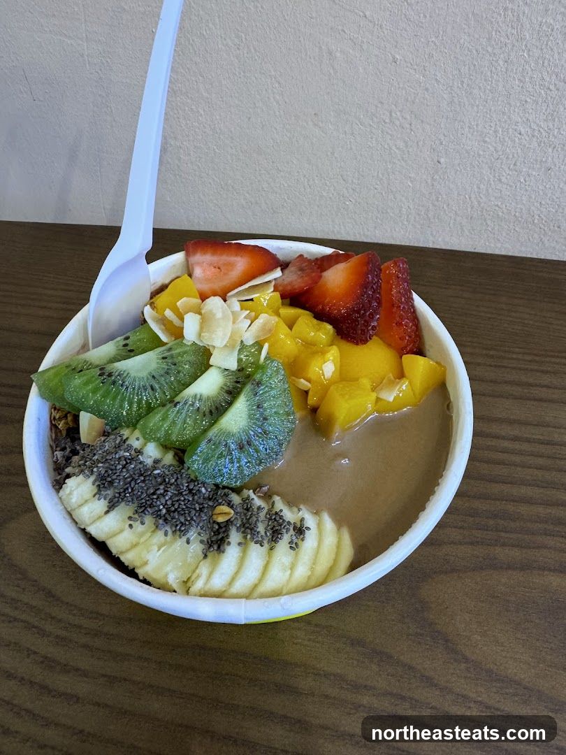 Acai Bowl with Fruit and Seeds