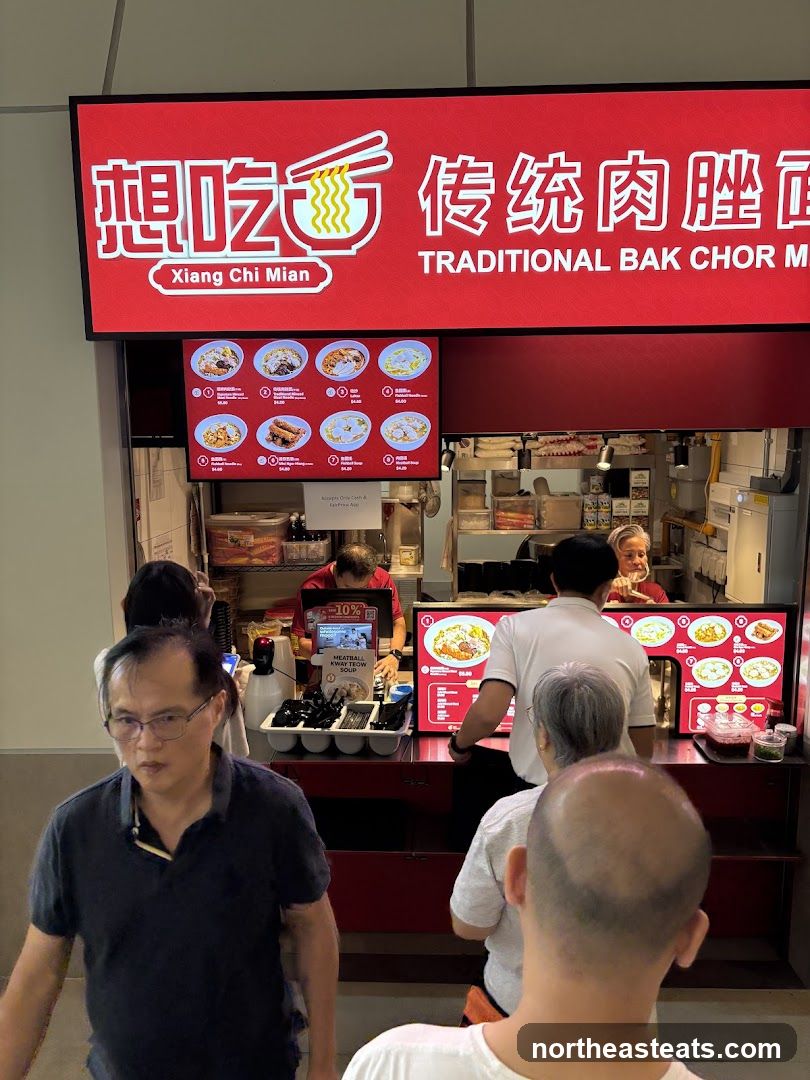 Traditional Bak Chor Mee Stall