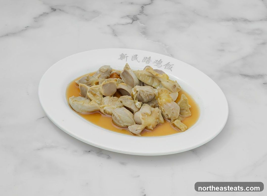 Poached Chicken Slices