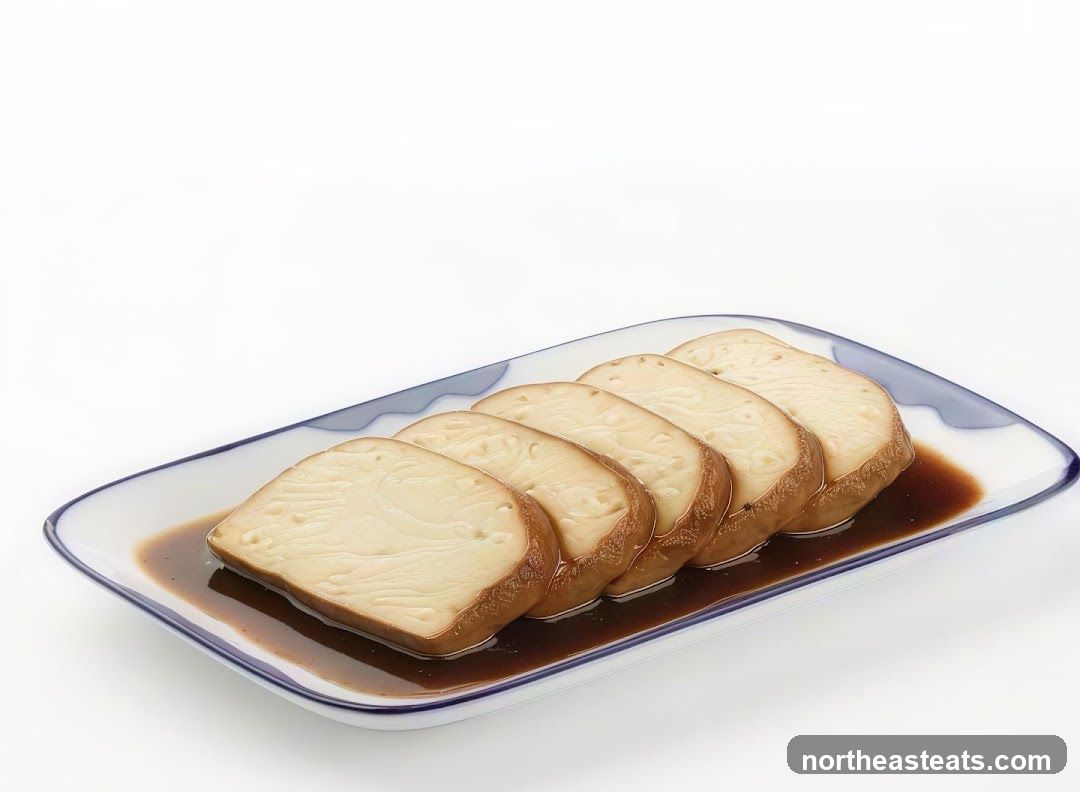 Sliced Tofu in Sauce