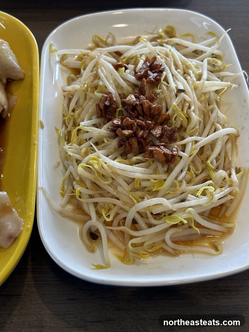 Bean Sprouts with Garlic