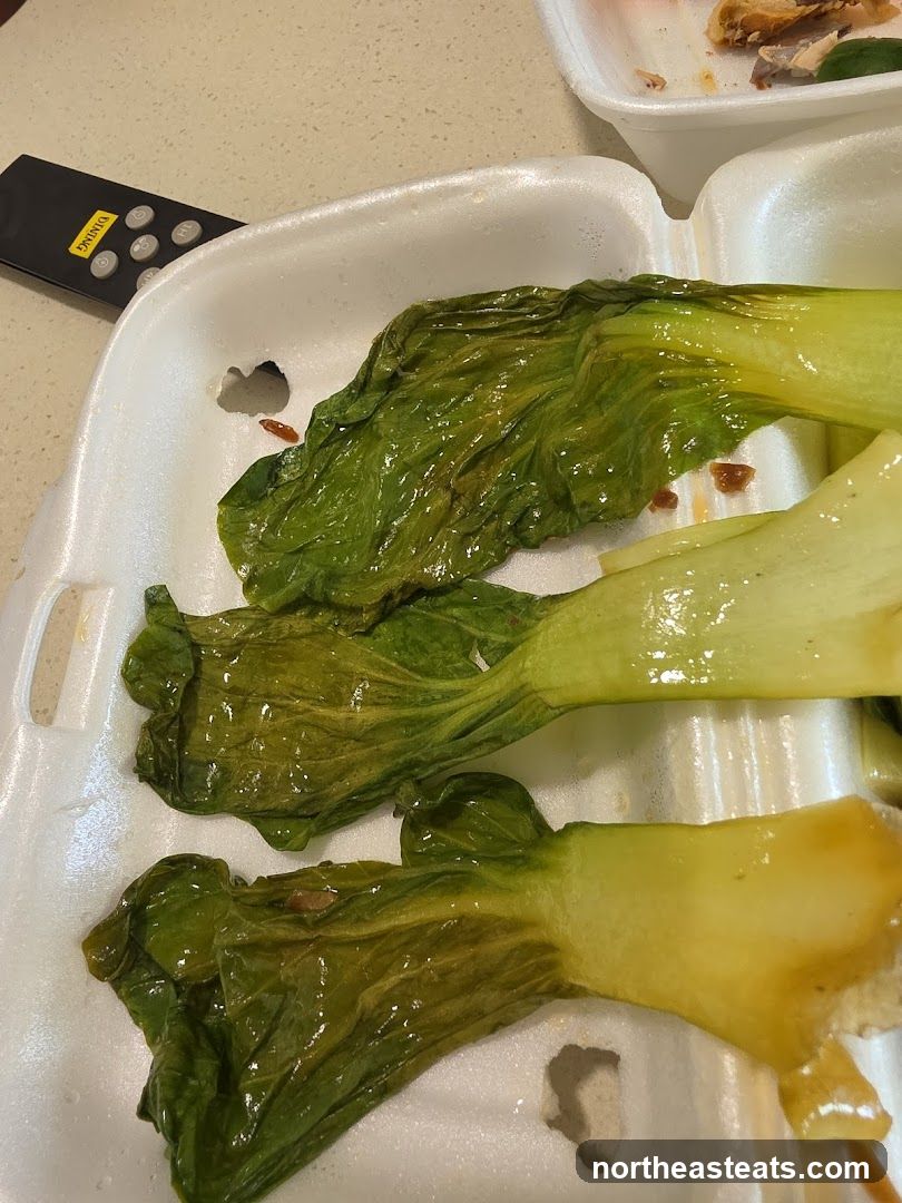 Cooked Bok Choy