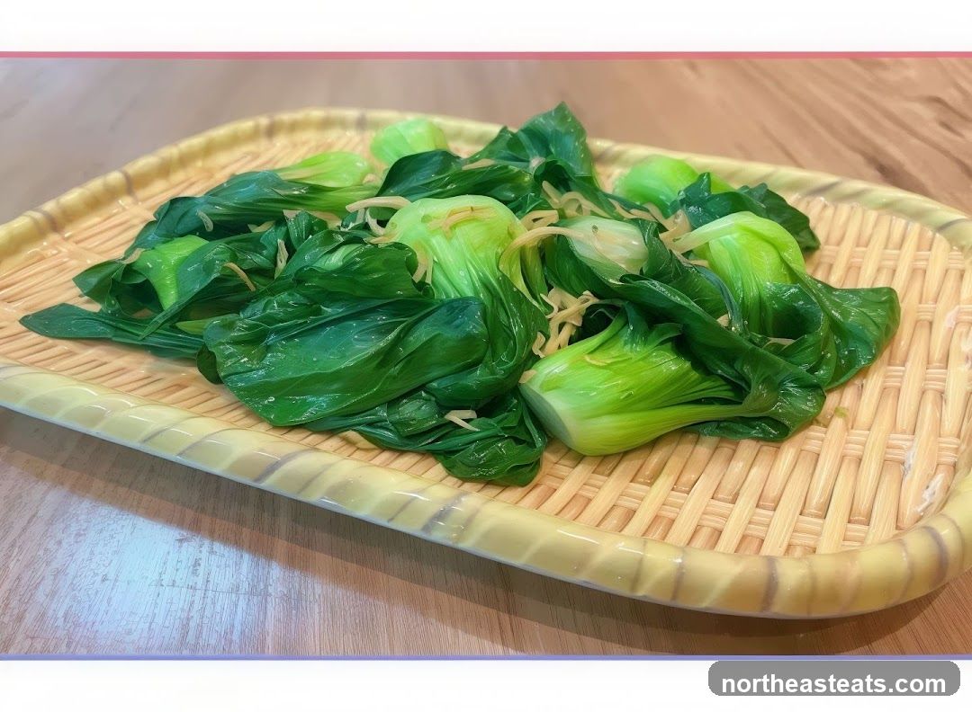 Bok Choy with Shredded Ginger