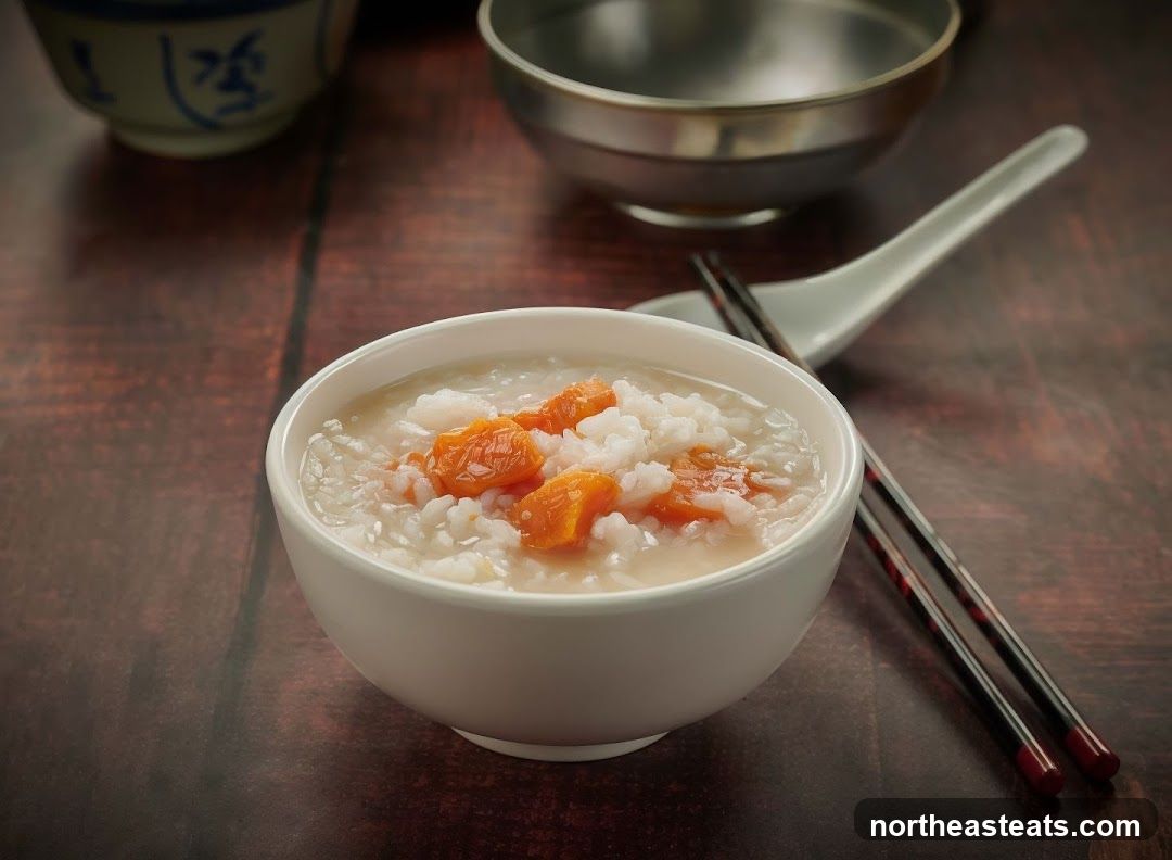 Congee with Apricots