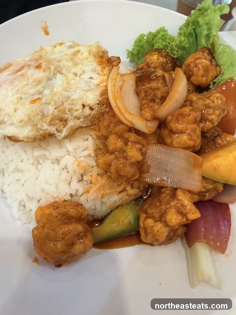 Sweet and Sour Chicken Rice