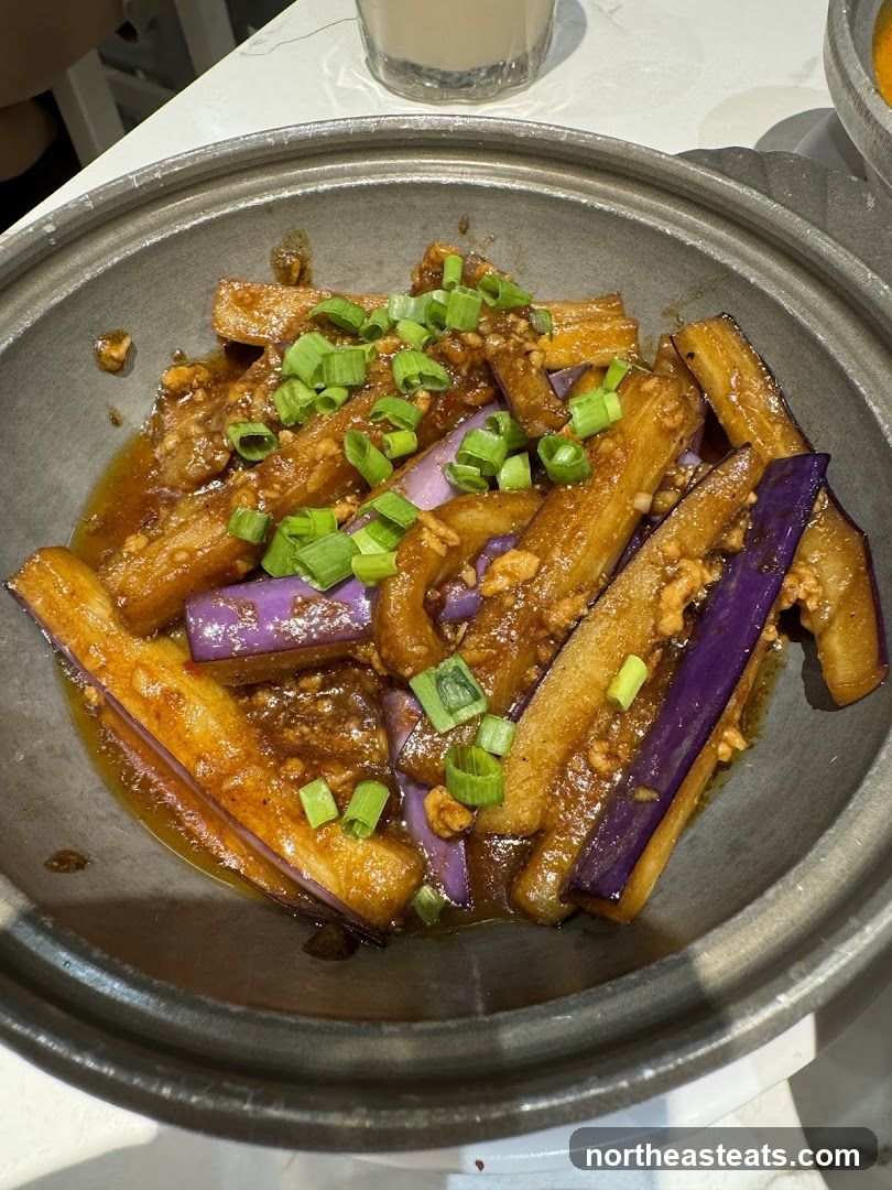 Braised Eggplant with Minced Meat