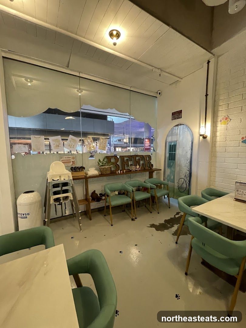 Cafe Interior with Seating